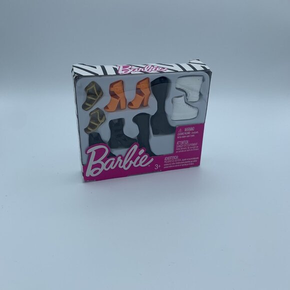 Barbie Accessories Original & Petite Doll Shoe Pack - Picture 1 of 10
